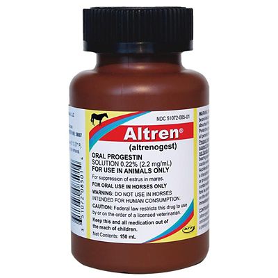 Altren (Altrenogest) Oral Progestin Solution for Horses, 0.22%