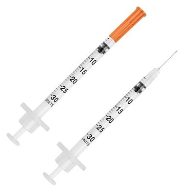 Image showing  VetRx U-100 UltiGuard Safe Pack Insulin Syringes, 100 ct.