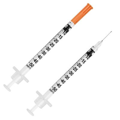 Image showing  VetRx U-100 Insulin Syringes, 100 ct.