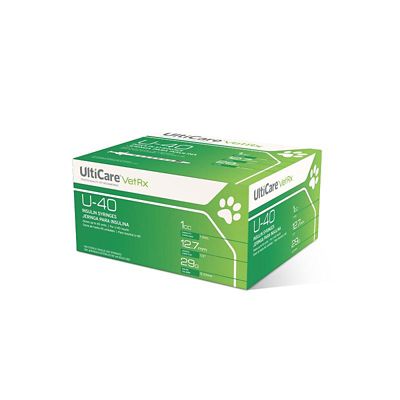 Image showing  VetRx U-40 Insulin Syringes, 100 ct.