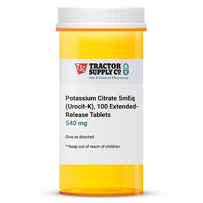 Potassium Citrate 5mEq Extended-Release Tablets, 540 mg, 100 ct.