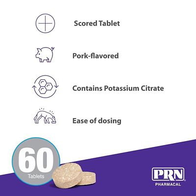 Image showing  Potassium Citrate Chewable Tablets, 60 ct.