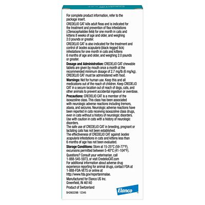 Image showing  Flea and Tick Chewable Tablets for Cats