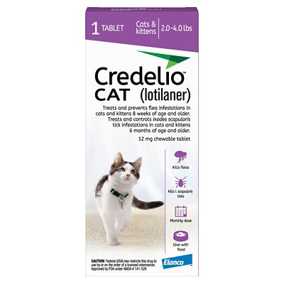 Credelio Flea and Tick Chewable Tablets for Cats