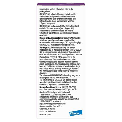 Image showing  Flea and Tick Chewable Tablets for Cats