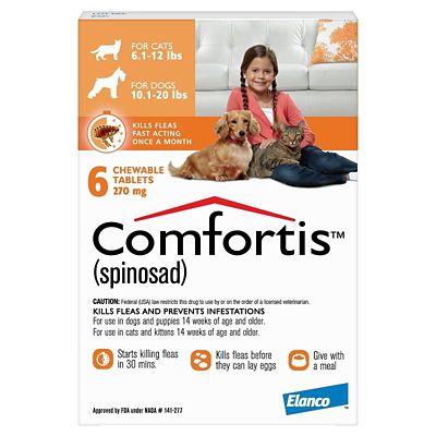 Comfortis Chewable Tablets for Dogs and Cats