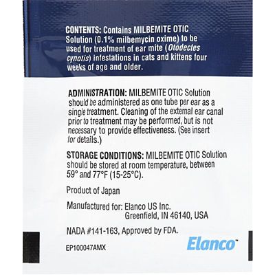 Image showing  Otic Solution for Cats, 2 Tubes/Pouch