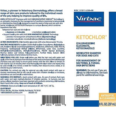 Image showing  (Chlorhexidine Gluconate and Ketoconazole) Medicated Pet Shampoo