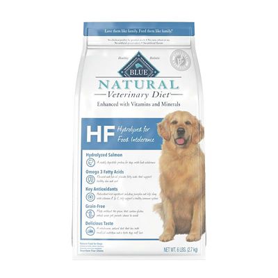 Blue Natural Veterinary Diet HF Hydrolyzed for Food Intolerance Dry Dog Food