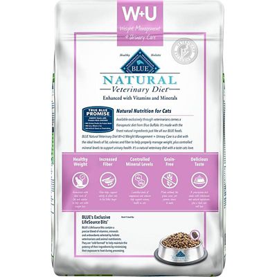 Image showing  W+U Weight Management and Urinary Care Dry Cat Food