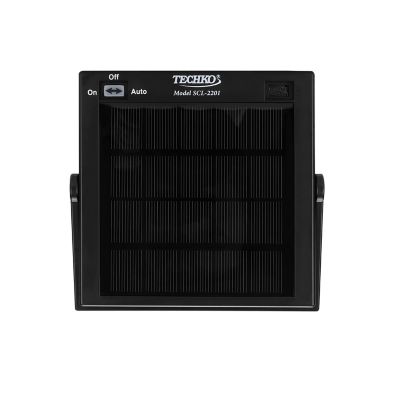 Image showing 8 th Techko Solar Modern Candle Lantern with Handle