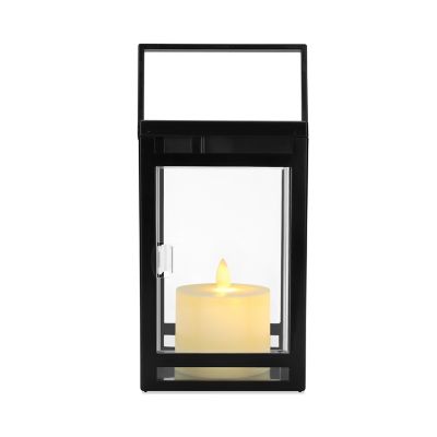 Image showing 9 th Techko Solar Modern Candle Lantern with Handle