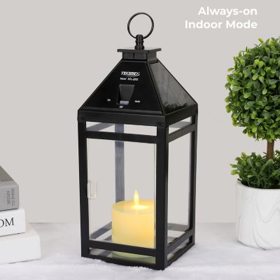 Image showing 6 th Techko Solar Candle Vintage Hanging Lantern