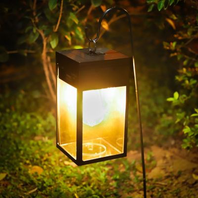Image showing  Solar Portable Lantern with Edison Bulb