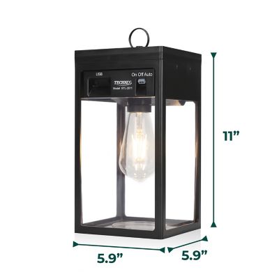 Image showing 6 th Techko Solar Portable Lantern with Edison Bulb