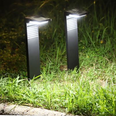 Image showing  Outdoor Solar L-Shaped Path Lights (2-pack)