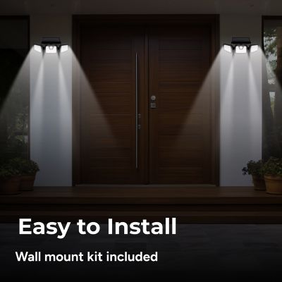 Image showing 5 th Techko Solar Security Flood Light with Motion Sensor