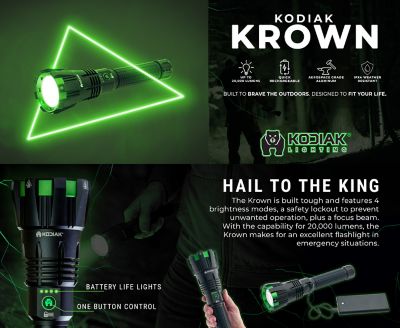 Image showing  Krown Rch 20K Lumen Tactical FL with Power Bank