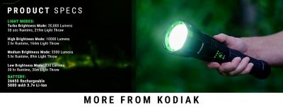 Image showing  Krown Rch 20K Lumen Tactical FL with Power Bank