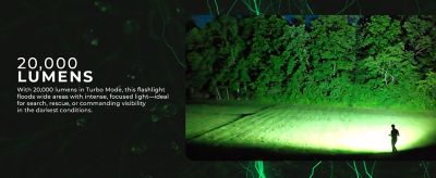 Image showing 6 th Kodiak Krown Rch 20K Lumen Tactical FL with Power Bank