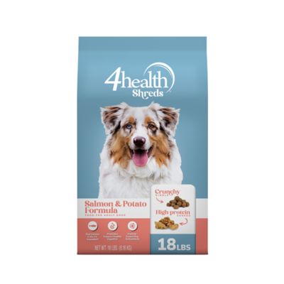 4health Shreds Adult Salmon and Potato Formula Dry Dog Food, 18 lb. Bag