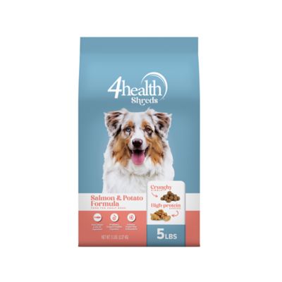 4health Shreds Adult Salmon and Potato Formula Dry Dog Food, 5 lb. Bag