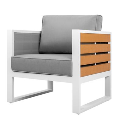 Nuu Garden Outdoor All-Aluminum Armchair With Cushion And Pillow
