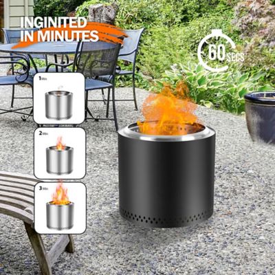 Image showing  19 in. Smokeless Fire Pit