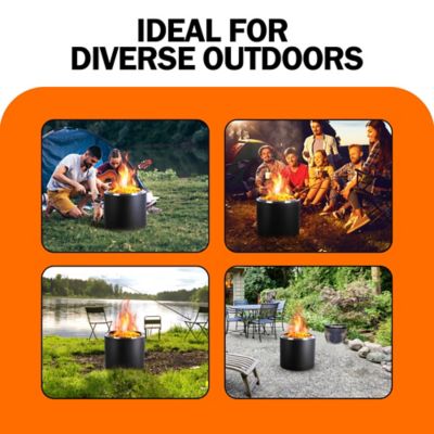 Image showing 6 th Red Mountain Valley 19 in. Smokeless Fire Pit