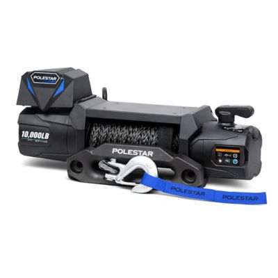 Image showing 6 th PoleStar Polestar 10000 lb. Electric Winch with Wired Remote-Synthetic Rope, 1/3 in. x 82 ft.