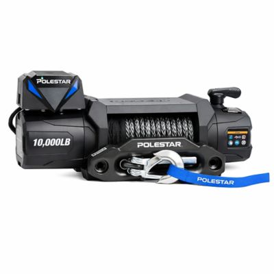 Image showing 7 th PoleStar Polestar 10000 lb. Electric Winch with Wired Remote-Synthetic Rope, 1/3 in. x 82 ft.