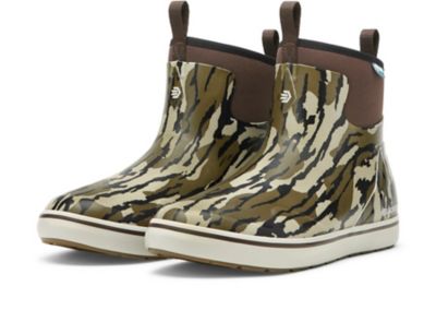 Image showing 2 th LaCrosse Footwear Men's Alpha Deck Boot 6 in. Mossy Oak Original Bottomland Rubber Boots
