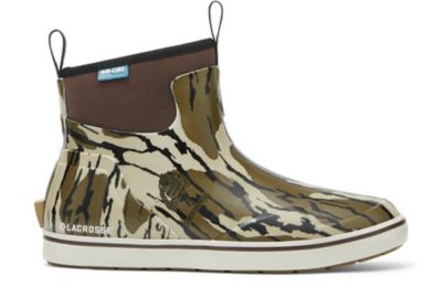 LaCrosse Footwear Men's Alpha Deck Boot 6 in. Mossy Oak Original Bottomland Rubber Boots