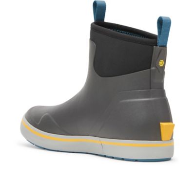 Image showing  Men's Alpha Deck Boot 6 in. Dark Shadow Rubber Boots