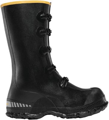 LaCrosse Footwear ZXT Buckle Wedge High Waterproof Overshoes, 14 in., Black