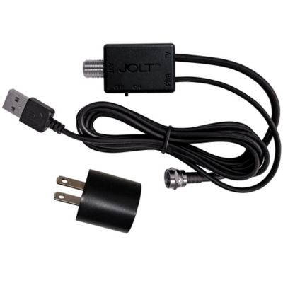 Image showing 5 th Antennas Direct ClearStream 4MAX HDTV Indoor/Outdoor Antenna with 70 Plus Mile Range, Amplifier, Cable, Mast, and Splitter