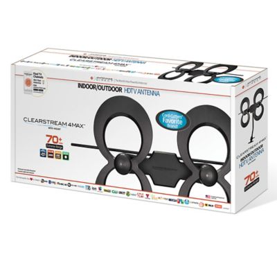 Image showing  ClearStream 4MAX Indoor/Outdoor Multi-Directional TV Antenna, 70 Plus Mile Range, UHD 4K, NEXTGEN TV, 20in. Mast