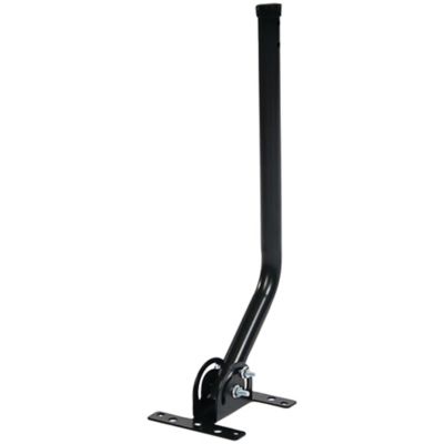 Image showing 6 th Antennas Direct ClearStream 20 in. TV Antenna Mast with Pivoting Base, Hardware, and All-Weather Steel Pole (Black)
