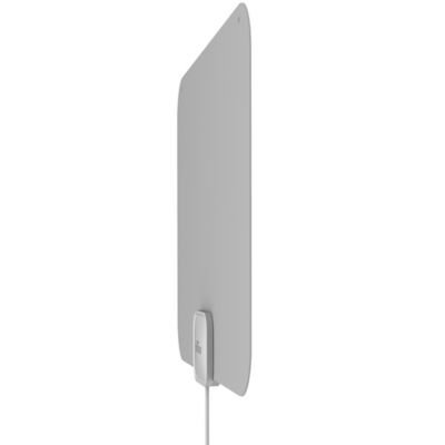 Image showing 5 th Mohu Leaf Ultra-Thin Indoor TV Antenna, 40Mi Range, UHF VHF Multi-Directional, 4K/8K UHD, with 12 ft. Cable (Warm Grey)