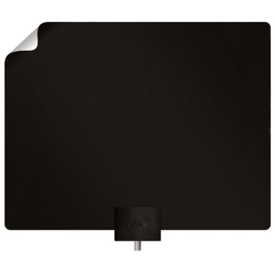 Image showing  Leaf 50 Paper-Thin Indoor Antenna, Amplified, 60-Mile Range, Multi-Directional, 4K UHD, with 12 ft. Cable