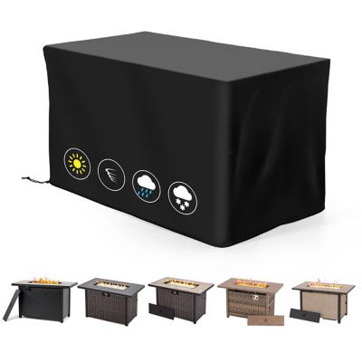 Image showing  Outdoor Fire Pit Cover, Water-Resistant Oxford Fire Pit Table Cover