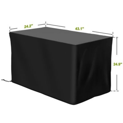 Image showing 5 th Nuu Garden Outdoor Fire Pit Cover, Water-Resistant Oxford Fire Pit Table Cover