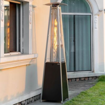 Image showing  Outdoor Pyramid Gas Patio Heater With Cover