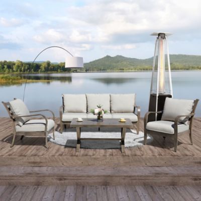 Image showing 7 th Nuu Garden Outdoor Pyramid Gas Patio Heater With Cover