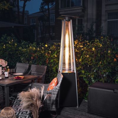 Image showing 9 th Nuu Garden Outdoor Pyramid Gas Patio Heater With Cover