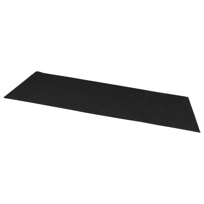 Image showing 7 th Ackland 48 x 72in. Black Rubber Utility Mat, Slip-Resistant, 0.24 in. Thick for Garages, Gyms, Workshops, Stalls and More