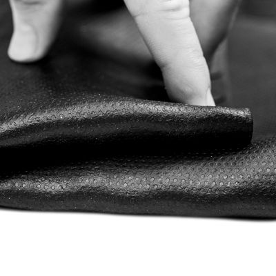 Image showing 8 th Ackland 39 in. x 33 ft. Coin-Pattern Rubber Mat Roll - 4mm Thick, Slip-Resistant Flooring for Garages, Gyms, Trailers & More