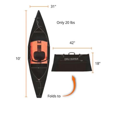 Image showing  9 ft. 8 in. Inlet Kayak, Black