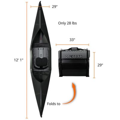 Image showing  12 ft. Beach LT Kayak, Sport Black