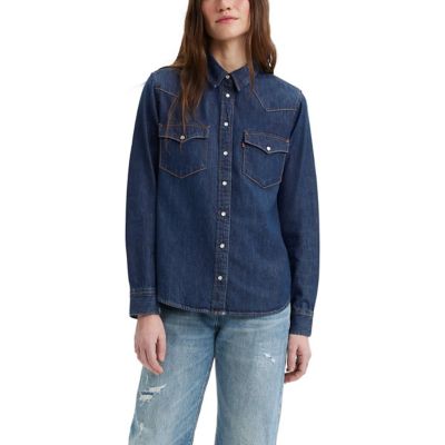 Levi's Women's The Ultimate Western Long-Sleeve Button-Down Shirt